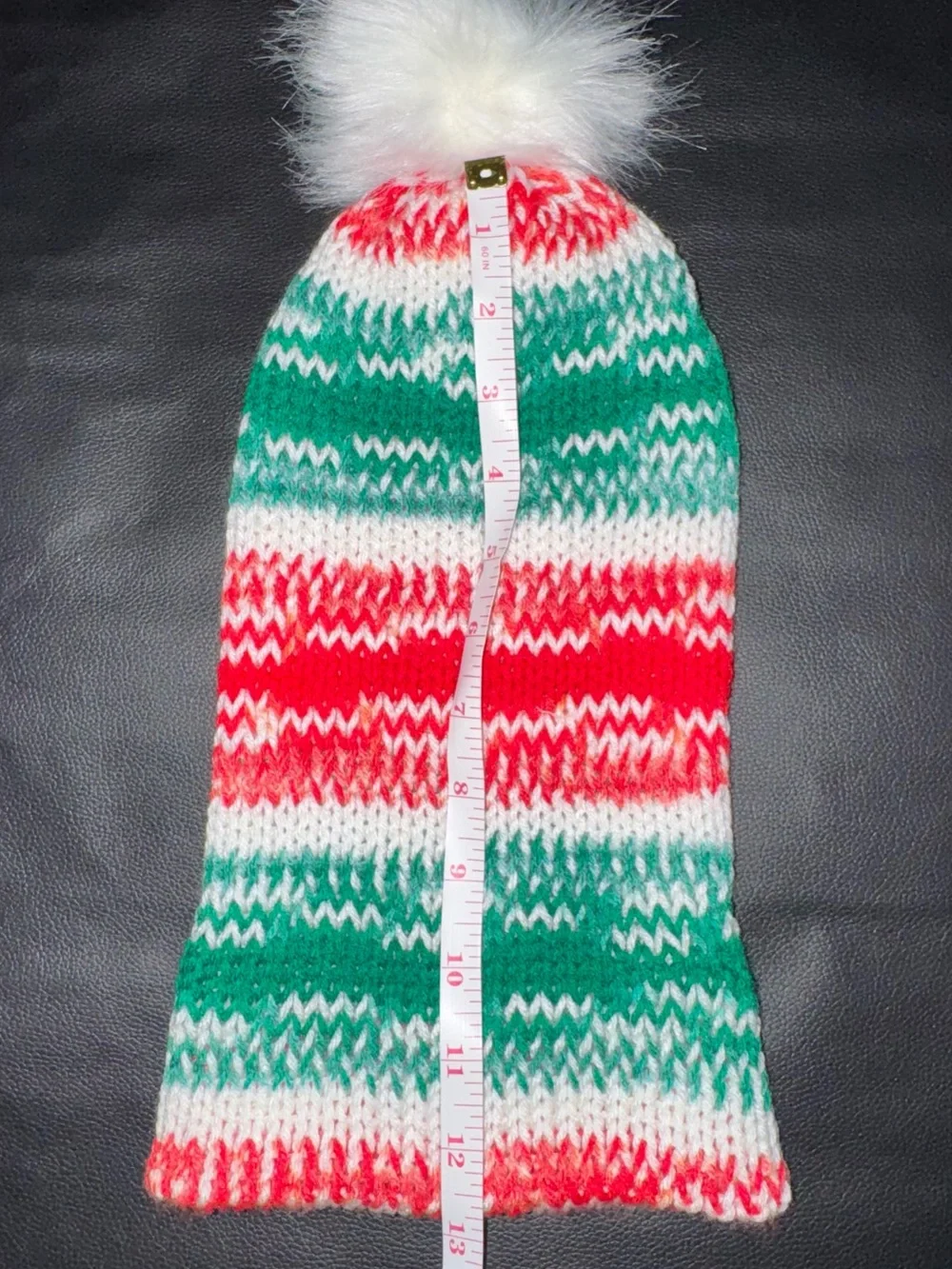 New!! Hand knitted Unisex Beanie Hat.1 Available